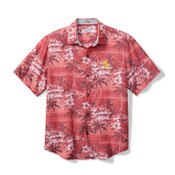 USC Trojans Men's Tommy Bahama Cardinal SC Interlock Sport Coconut Point Isla Palmetta Shirt